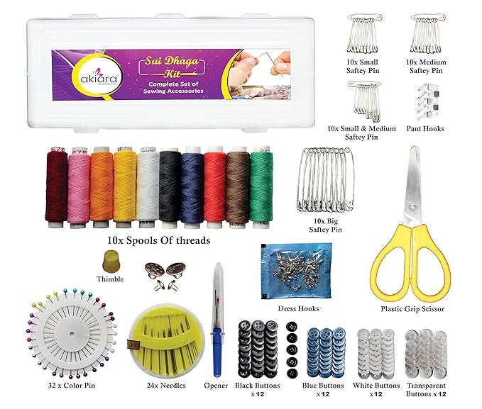 Mini Sewing Machine with Sewing Box All in One Sewing Accessories