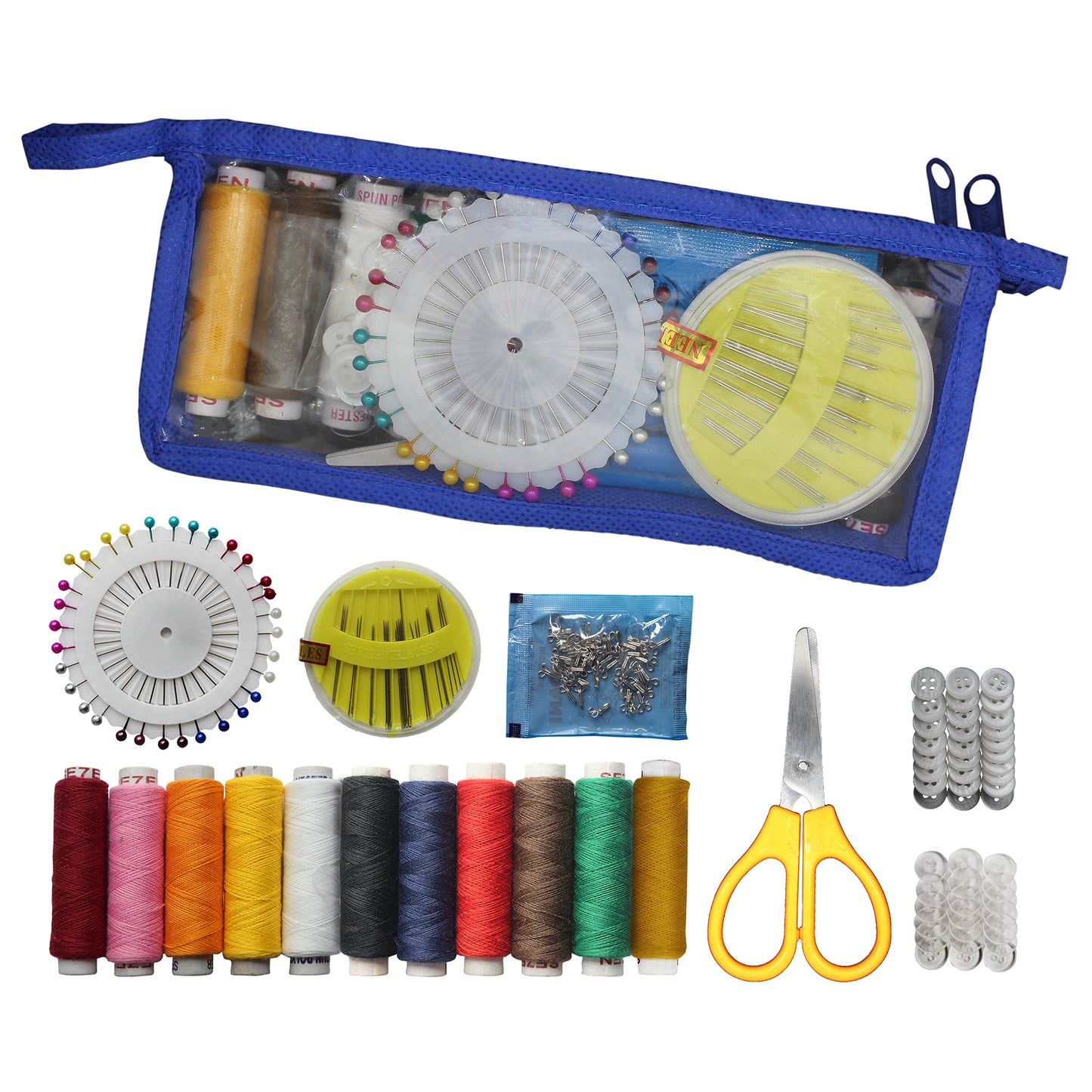 Mini Sewing Machine with Sewing Pouch All in One Sewing Accessories