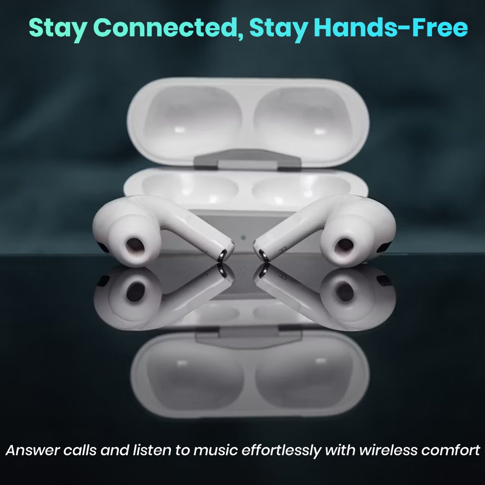 Akiara Wireless Earbuds Bluetooth 5.3 | ENC Noise Cancelling TWS Earphones with Mic | 40H Playtime, Fast Charging Case, Deep Bass, Touch Control, IPX5 Waterproof – White