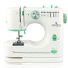 Akiara Embroidery Sewing Machine – 12 Stitch Pattern Portable Electric Stitching Machine with Reverse & Zigzag Stitch, Foot Pedal & Auto Mode (White)