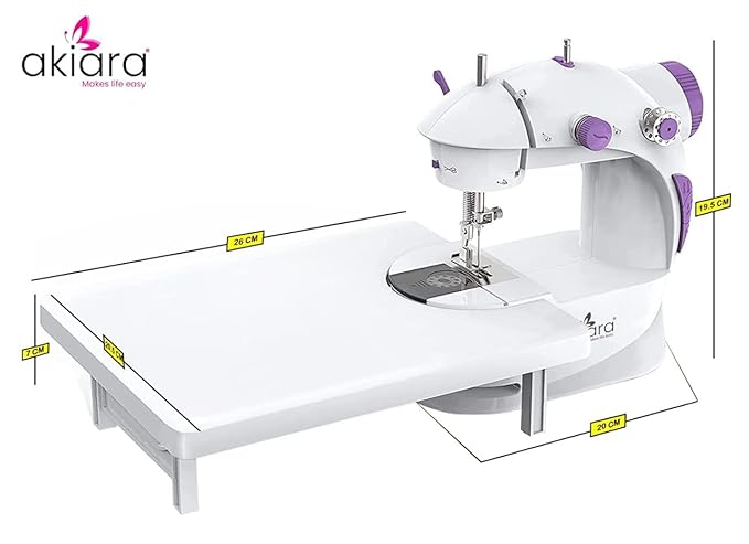 Mini Silai Machine with table & foot pedal, adapter