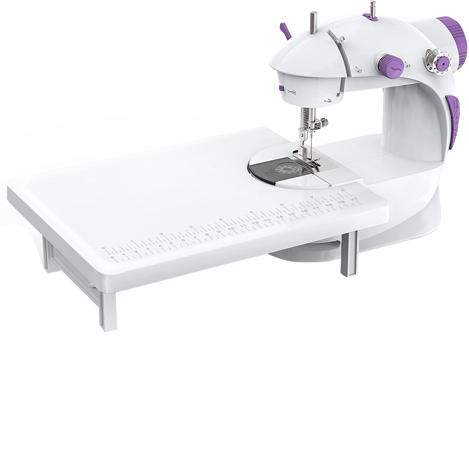 Portable Extension Table for Mini Sewing Machine 26x20x7 cm (White)