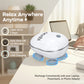 Akiara Smart Scalp Massager for Head, Hair & Body Relaxation | Electric Portable Waterproof Head Massager with 4 Kneading Nodes | Stress Relief, Blood Circulation & Hair Growth | USB Rechargeable