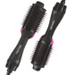 Akiara 2-in-1 Hair Straightener Brush & Volumizer Blow Dryer | Electric Comb with Adjustable Temperature, Quick Heating, Anti-Scald Design for Smooth & Shiny Styling for Men & Women