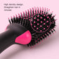Akiara 2-in-1 Hair Straightener Brush & Volumizer Blow Dryer | Electric Comb with Adjustable Temperature, Quick Heating, Anti-Scald Design for Smooth & Shiny Styling for Men & Women